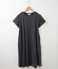 KJPGM33016 a.v.v KIDS(アー・ヴェ・ヴェ) [100-130]【プチプラ】AラインTシャツワンピース[WEB限定サイズ] ダークグレー