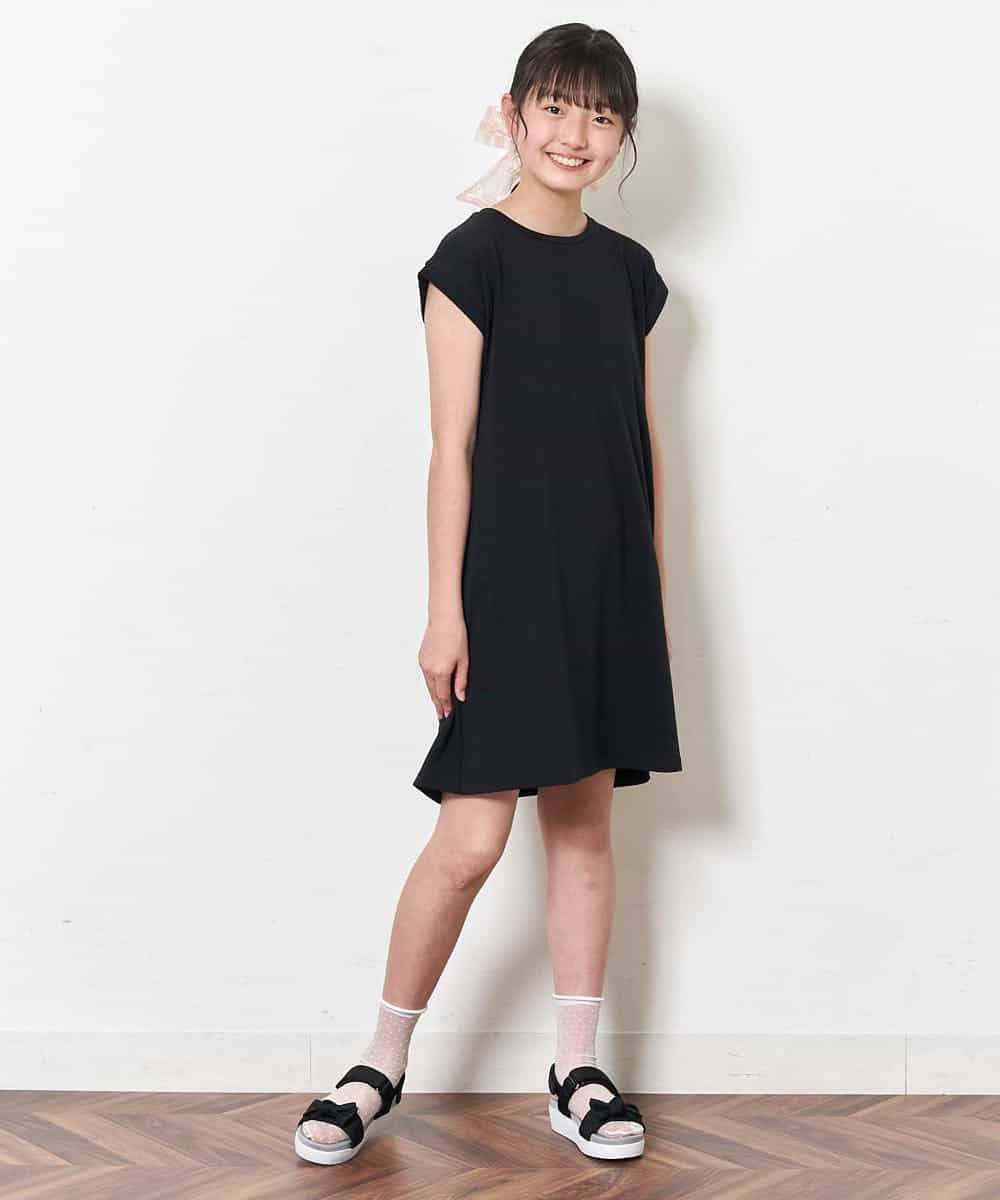 KJPGM35024 a.v.v KIDS(アー・ヴェ・ヴェ) [100-130]バックレースアップワンピース[WEB限定サイズ] ピンク