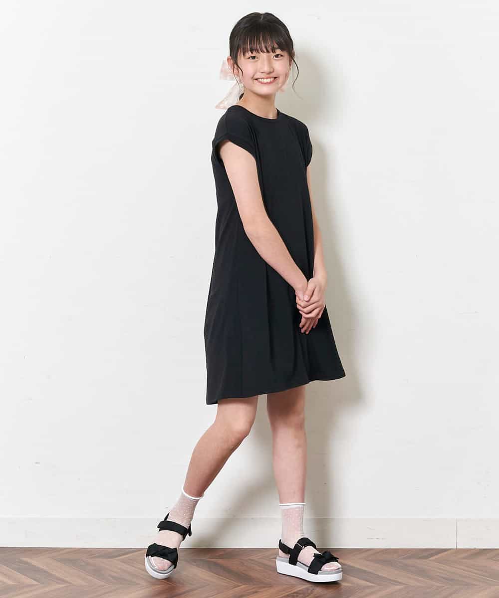 KJPGM35024 a.v.v KIDS(アー・ヴェ・ヴェ) [100-130]バックレースアップワンピース[WEB限定サイズ] ピンク