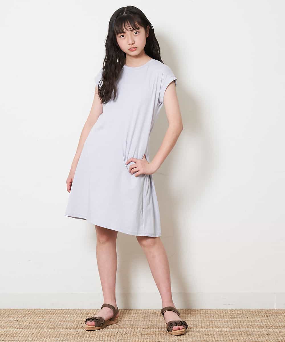 KJPGM35024 a.v.v KIDS(アー・ヴェ・ヴェ) [100-130]バックレースアップワンピース[WEB限定サイズ] ピンク