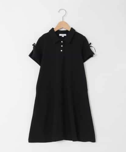 KJPHD75049 a.v.v KIDS [130-160]【冷感/洗える】パールボタンカノコワンピース