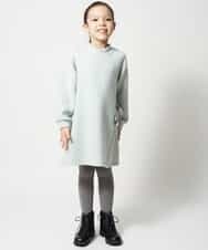 KJPLK22034 a.v.v KIDS(アー・ヴェ・ヴェ) [140-150]アシメニットワンピース ミント