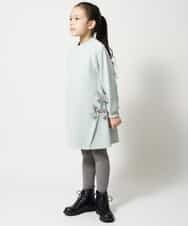 KJPLK22034 a.v.v KIDS(アー・ヴェ・ヴェ) [140-150]アシメニットワンピース ミント