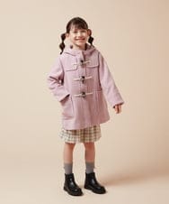 KJUAC01084 a.v.v KIDS(アー・ヴェ・ヴェ) [160]【選べる5色展開】ライトフェイクウールダッフルコート ネイビー