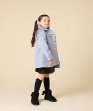 KJUAD01079 a.v.v KIDS(アー・ヴェ・ヴェ) [100-160]【アウター人気NO.１】【選べる５色展開/お家で洗える】ライトフェイクウールダッフルコート レッド