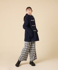 KJUAD01079 a.v.v KIDS(アー・ヴェ・ヴェ) [100-160]【アウター人気NO.１】【選べる５色展開/お家で洗える】ライトフェイクウールダッフルコート レッド