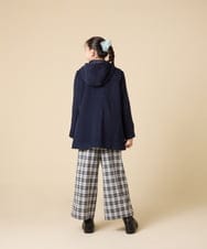 KJUAD01079 a.v.v KIDS(アー・ヴェ・ヴェ) [100-160]【アウター人気NO.１】【選べる５色展開/お家で洗える】ライトフェイクウールダッフルコート レッド