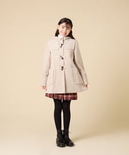 KJUAD01079 a.v.v KIDS(アー・ヴェ・ヴェ) [100-160]【アウター人気NO.１】【選べる５色展開/お家で洗える】ライトフェイクウールダッフルコート レッド