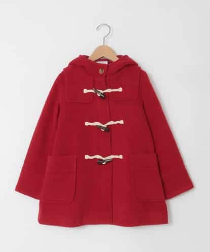 KJUAD01079 a.v.v KIDS [100-160]【アウター人気NO.１】【選べる５色展開/お家で洗える】ライトフェイクウールダッフルコート