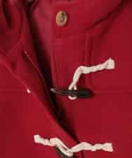 KJUAD01079 a.v.v KIDS(アー・ヴェ・ヴェ) [100-160]【アウター人気NO.１】【選べる５色展開/お家で洗える】ライトフェイクウールダッフルコート レッド