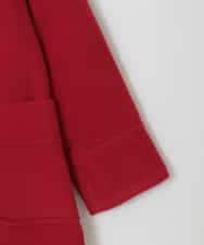 KJUAD01079 a.v.v KIDS(アー・ヴェ・ヴェ) [100-160]【アウター人気NO.１】【選べる５色展開/お家で洗える】ライトフェイクウールダッフルコート レッド