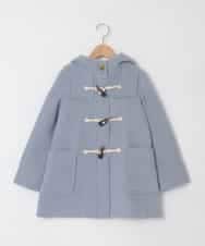 KJUAD01079 a.v.v KIDS(アー・ヴェ・ヴェ) [100-160]【アウター人気NO.１】【選べる５色展開/お家で洗える】ライトフェイクウールダッフルコート ライトブルー