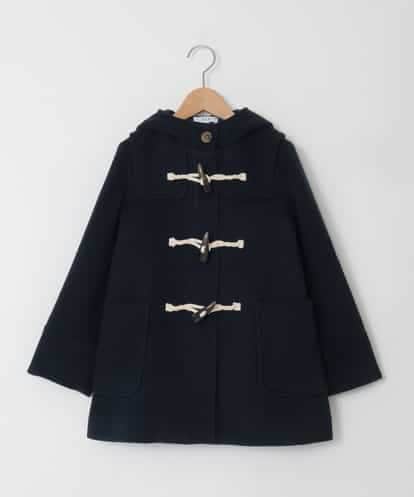 KJUAD01079 a.v.v KIDS [100-160]【アウター人気NO.１】【選べる５色展開/お家で洗える】ライトフェイクウールダッフルコート