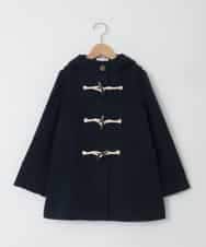 KJUAD01079 a.v.v KIDS(アー・ヴェ・ヴェ) [100-160]【アウター人気NO.１】【選べる５色展開/お家で洗える】ライトフェイクウールダッフルコート ネイビー