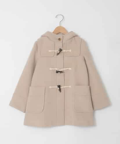 KJUAD01079 a.v.v KIDS [100-160]【アウター人気NO.１】【選べる５色展開/お家で洗える】ライトフェイクウールダッフルコート