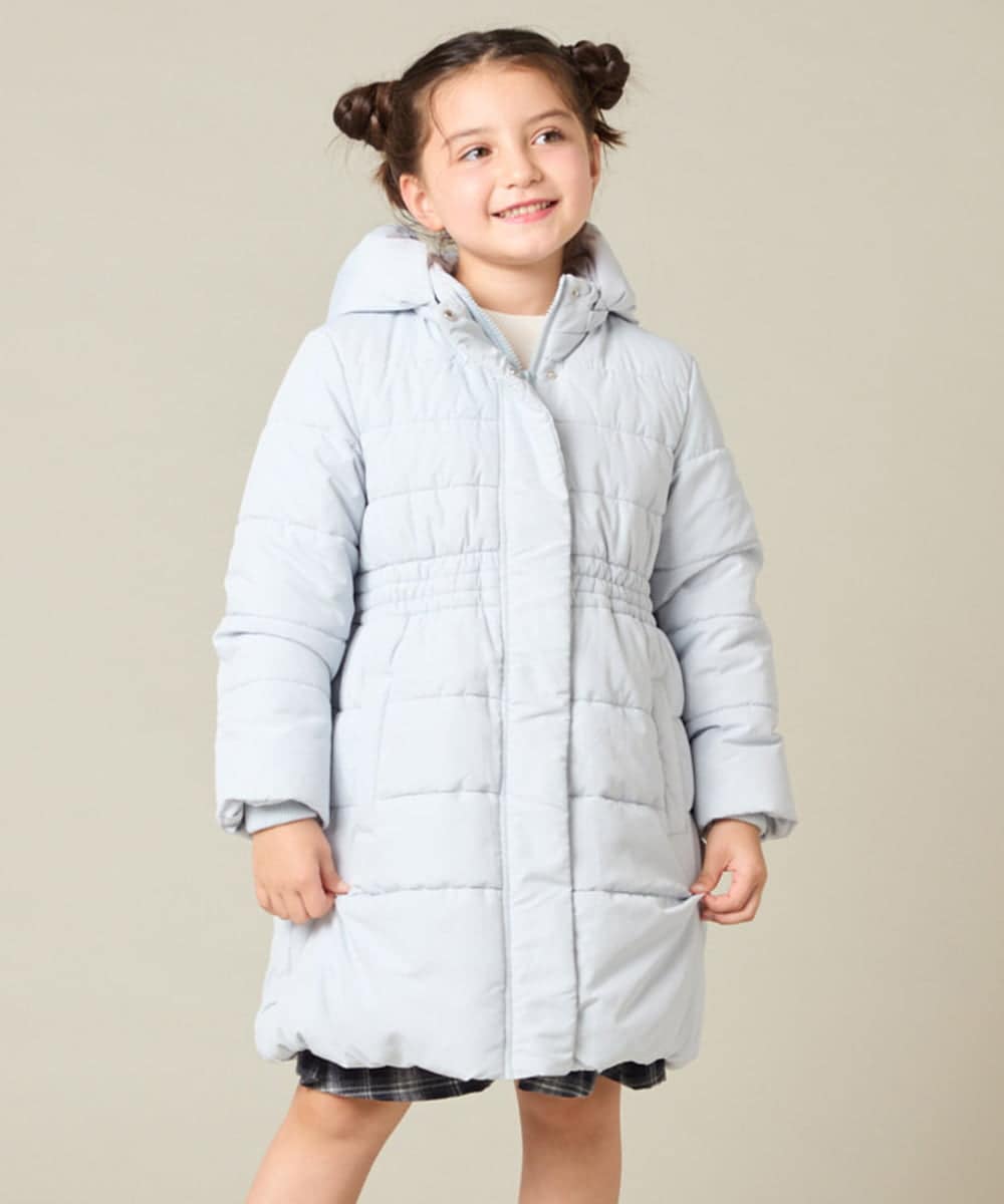 100-160]【フード取り外し可能/お家で洗える】フィット＆フレア中綿