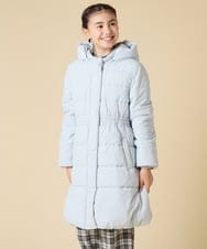 KJUAD02079 a.v.v KIDS(アー・ヴェ・ヴェ) [100-160]【フード取り外し可能/お家で洗える】中綿ロングコート ブラック