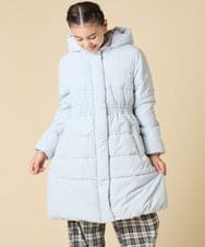 KJUAD02079 a.v.v KIDS(アー・ヴェ・ヴェ) [100-160]【フード取り外し可能/お家で洗える】中綿ロングコート ブラック
