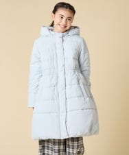 KJUAD02079 a.v.v KIDS(アー・ヴェ・ヴェ) [100-160]【フード取り外し可能/お家で洗える】中綿ロングコート ブラック