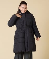 KJUAD02079 a.v.v KIDS(アー・ヴェ・ヴェ) [100-160]【フード取り外し可能/お家で洗える】中綿ロングコート ブラック