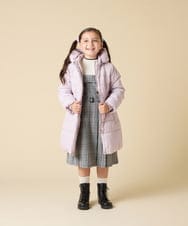 KJUAD02079 a.v.v KIDS(アー・ヴェ・ヴェ) [100-160]【フード取り外し可能/お家で洗える】中綿ロングコート ブラック