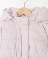 KJUAD02079 a.v.v KIDS(アー・ヴェ・ヴェ) [100-160]【フード取り外し可能/お家で洗える】中綿ロングコート ピンク