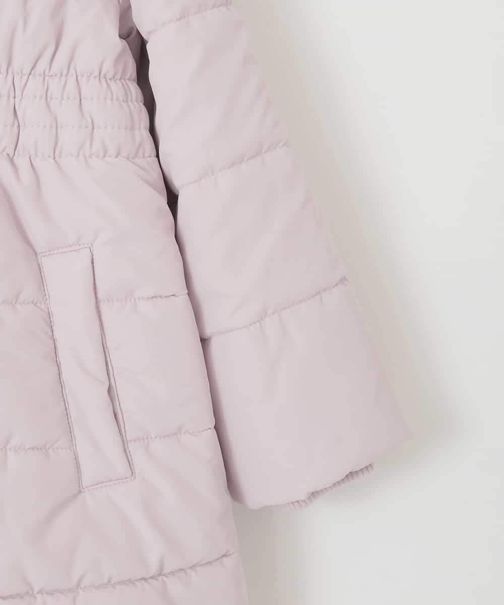 KJUAD02079 a.v.v KIDS(アー・ヴェ・ヴェ) [100-160]【フード取り外し可能/お家で洗える】中綿ロングコート ピンク