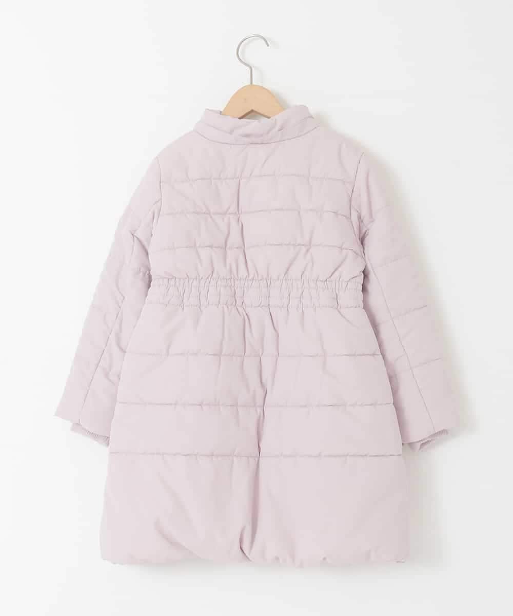 KJUAD02079 a.v.v KIDS(アー・ヴェ・ヴェ) [100-160]【フード取り外し可能/お家で洗える】中綿ロングコート ピンク