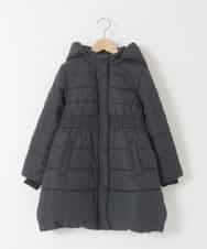 KJUAD02079 a.v.v KIDS(アー・ヴェ・ヴェ) [100-160]【フード取り外し可能/お家で洗える】中綿ロングコート ブラック