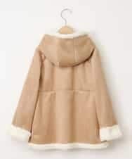 KJUAG02059 a.v.v KIDS(アー・ヴェ・ヴェ) [100-130]フェイクムートンコート[WEB限定サイズ] キャメル