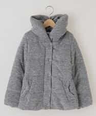 KJUAG04059 a.v.v KIDS(アー・ヴェ・ヴェ) [100-130]【洗える】メランジ起毛中綿コート[WEB限定サイズ] グレー