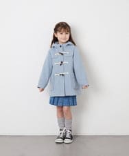 KJUAG47079 a.v.v KIDS(アー・ヴェ・ヴェ) [120-160]【手洗い可】ダッフルコート ライトブルー