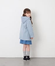 KJUAG47079 a.v.v KIDS(アー・ヴェ・ヴェ) [120-160]【手洗い可】ダッフルコート ライトブルー