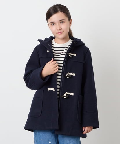 KJUAG47079 a.v.v KIDS [120-160]【手洗い可】ダッフルコート