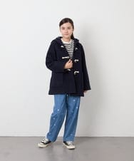 KJUAG47079 a.v.v KIDS(アー・ヴェ・ヴェ) [120-160]【手洗い可】ダッフルコート ネイビー