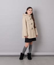 KJUAG47079 a.v.v KIDS(アー・ヴェ・ヴェ) [120-160]【手洗い可】ダッフルコート ベージュ