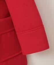 KJUAH03069 a.v.v KIDS(アー・ヴェ・ヴェ) [140-150]フェイクファーフードダッフルコート レッド