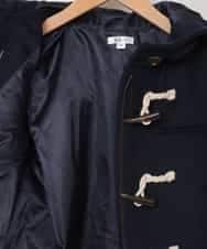 KJUAH03069 a.v.v KIDS(アー・ヴェ・ヴェ) [140-150]フェイクファーフードダッフルコート レッド