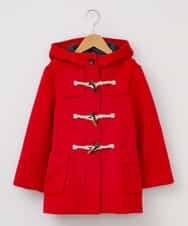 KJUAJ02059 a.v.v KIDS(アー・ヴェ・ヴェ) 【洗える】[100-130]ダッフルコート[WEB限定サイズ] レッド