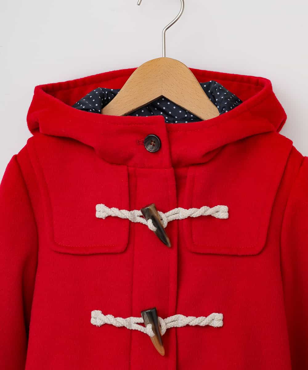 KJUAJ02059 a.v.v KIDS(アー・ヴェ・ヴェ) 【洗える】[100-130]ダッフルコート[WEB限定サイズ] レッド
