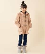 KJUAK02069 a.v.v KIDS(アー・ヴェ・ヴェ) 【洗える】[140-150]ダッフルコート レッド