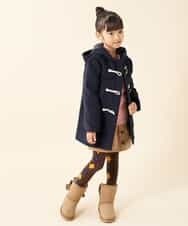 KJUAK02069 a.v.v KIDS(アー・ヴェ・ヴェ) 【洗える】[140-150]ダッフルコート レッド