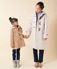 KJUAK02069 a.v.v KIDS(アー・ヴェ・ヴェ) 【洗える】[140-150]ダッフルコート レッド