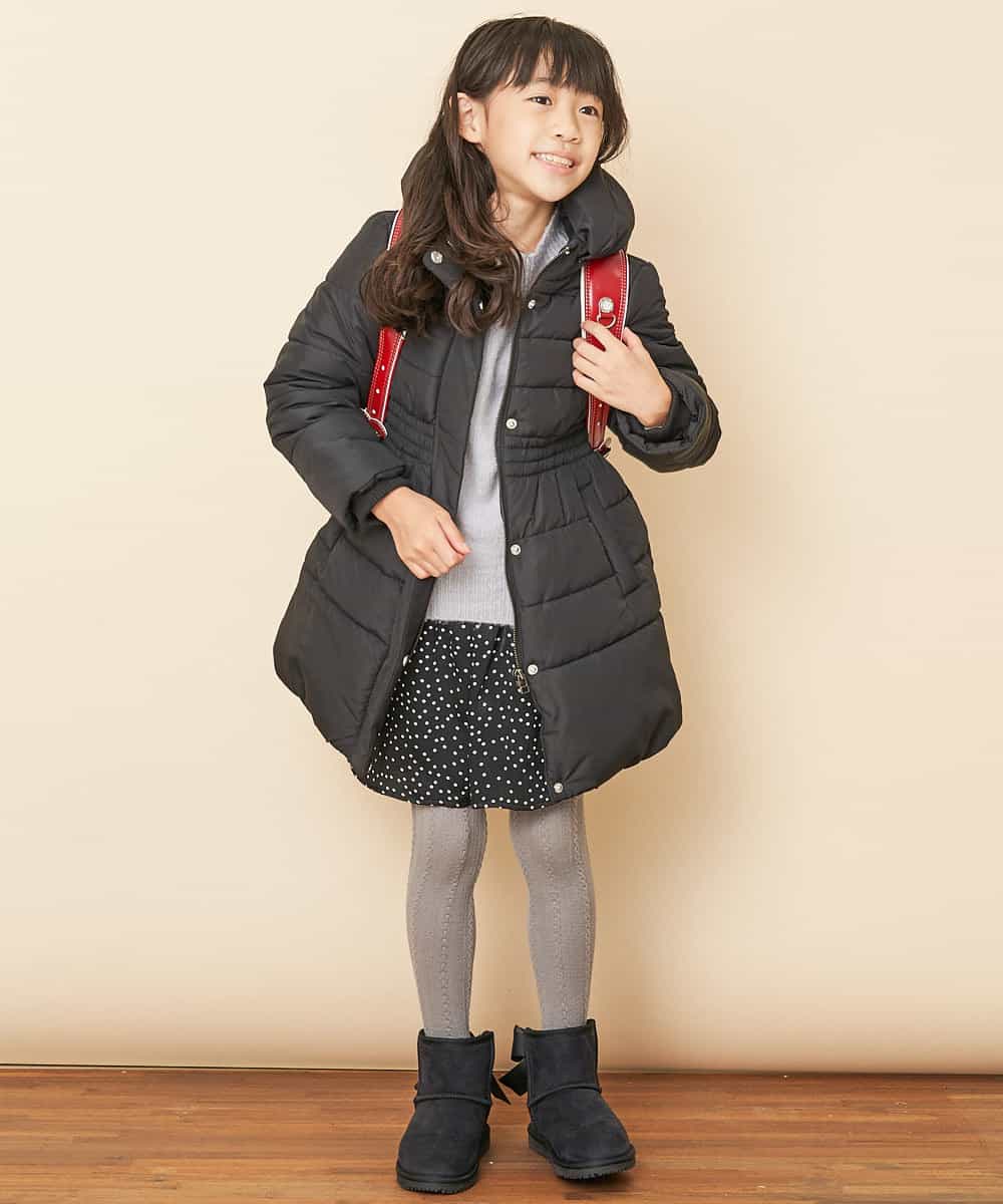 KJUAM01069 a.v.v KIDS(アー・ヴェ・ヴェ) [100-130]【洗濯機で洗える】中綿ロングコート[WEB限定サイズ] ピンク