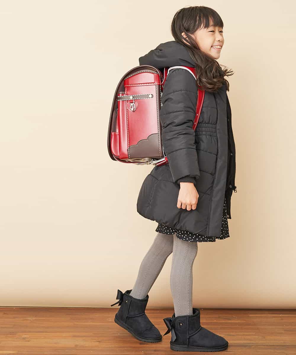 KJUAM01069 a.v.v KIDS(アー・ヴェ・ヴェ) [100-130]【洗濯機で洗える】中綿ロングコート[WEB限定サイズ] ピンク