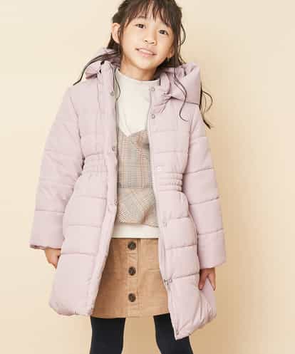 KJUAM01069 a.v.v KIDS [100-130]【洗濯機で洗える】中綿ロングコート[WEB限定サイズ]