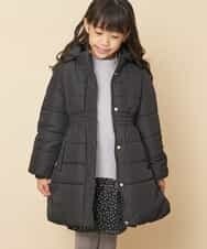 KJUAM01069 a.v.v KIDS(アー・ヴェ・ヴェ) [100-130]【洗濯機で洗える】中綿ロングコート[WEB限定サイズ] ブラック