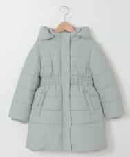 KJUAM01069 a.v.v KIDS(アー・ヴェ・ヴェ) [100-130]【洗濯機で洗える】中綿ロングコート[WEB限定サイズ] ミント