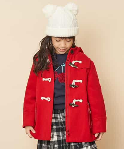 KJUAM02059 a.v.v KIDS [100-130]【洗濯機で洗える】ダッフルコート[WEB限定サイズ]