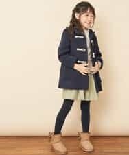 KJUAM02059 a.v.v KIDS(アー・ヴェ・ヴェ) [100-130]【洗濯機で洗える】ダッフルコート[WEB限定サイズ] ネイビー